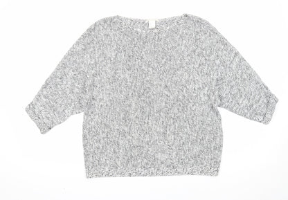 Womens UK Size S H&M White Pullover Jumper