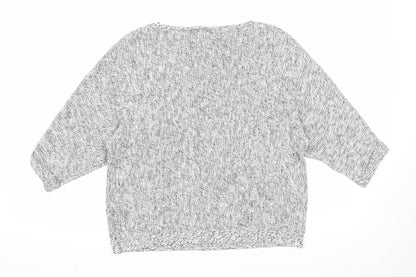 Womens UK Size S H&M White Pullover Jumper