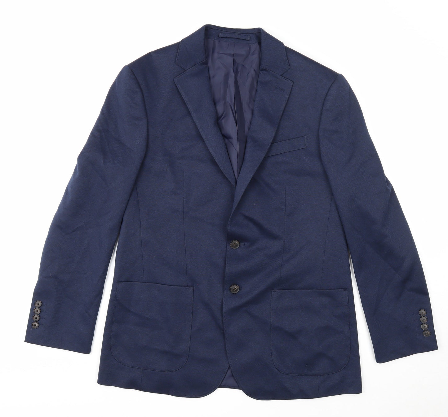 Mens UK Size 40 Marks and Spencer Regular Blue Suit Jacket