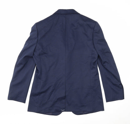 Mens UK Size 40 Marks and Spencer Regular Blue Suit Jacket