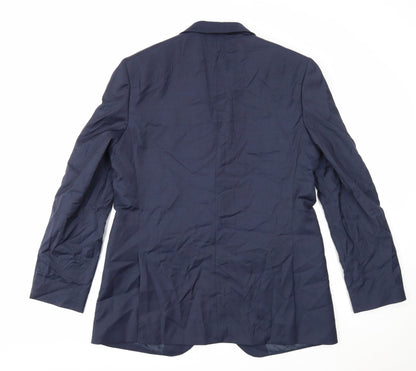 Mens UK Size 42 Marks and Spencer Regular Blue Suit Jacket