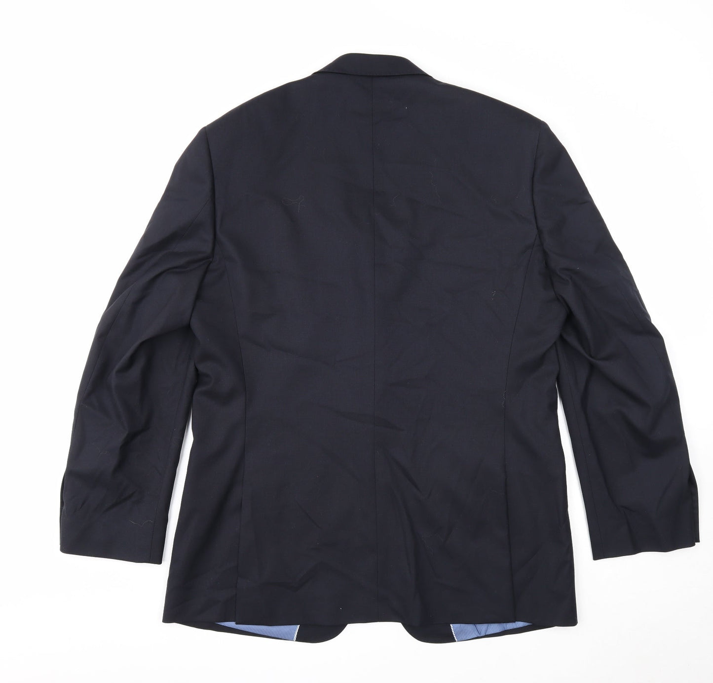 Geirge Mens Black Polyester Jacket Suit Jacket Size 42 Regular
