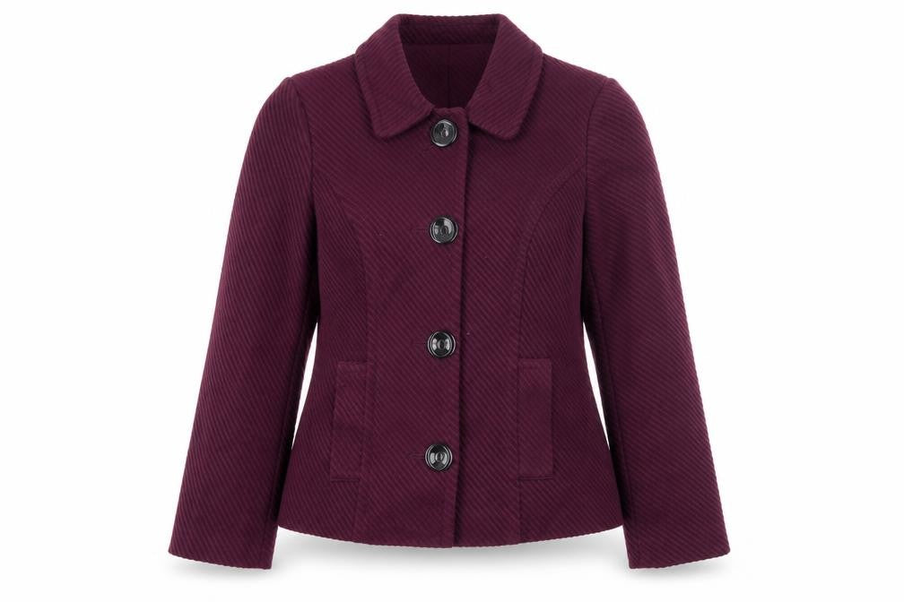 Womens UK Size 12 M&Co Purple Jacket