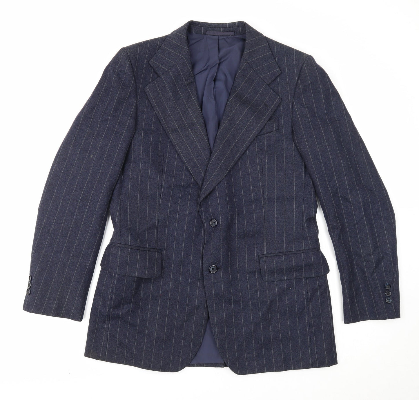 Mens UK Size 40 C&A Regular Blue Suit Jacket