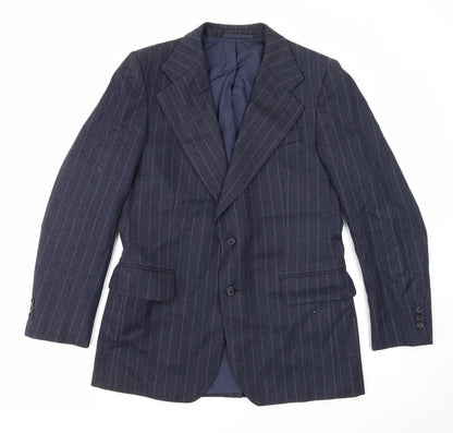 Mens UK Size 40 C&A Regular Blue Suit Jacket