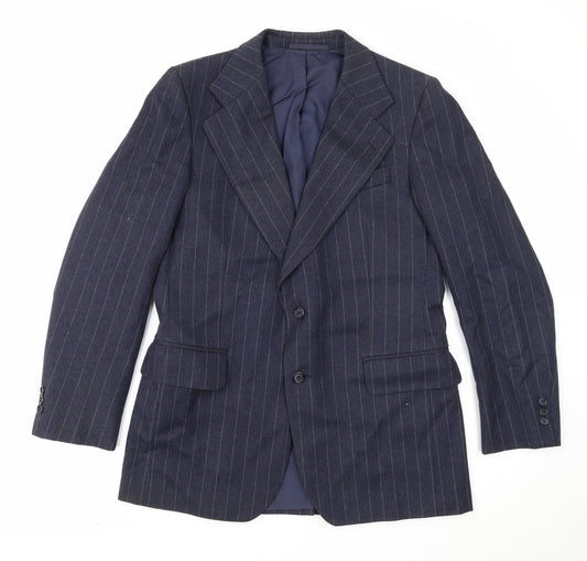Mens UK Size 40 C&A Regular Blue Suit Jacket