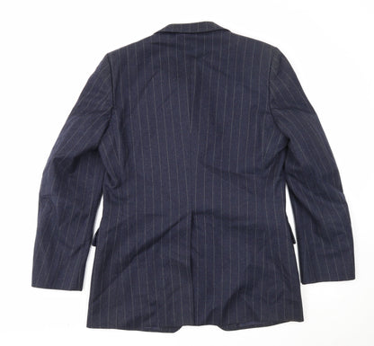 Mens UK Size 40 C&A Regular Blue Suit Jacket