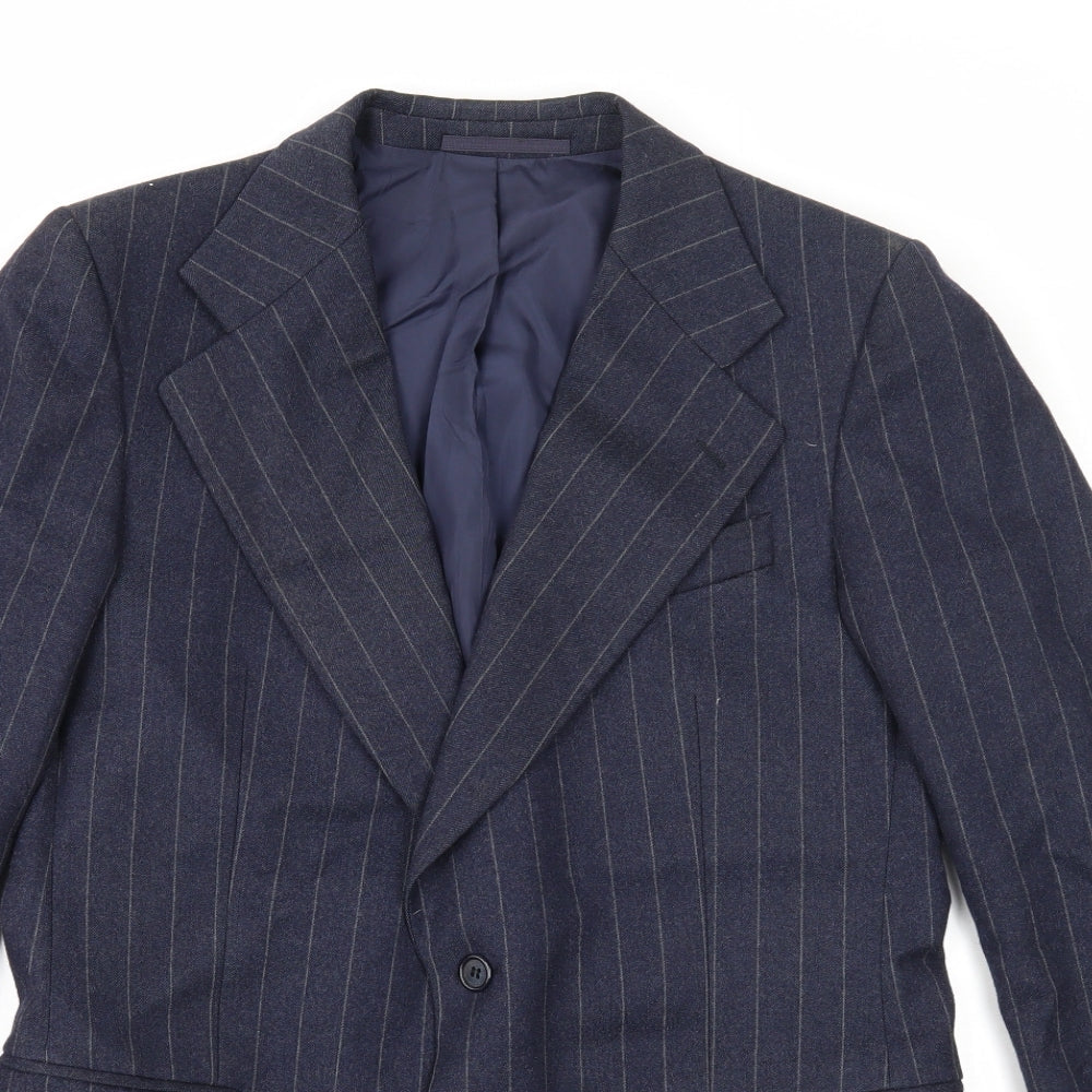 Mens UK Size 40 C&A Regular Blue Suit Jacket