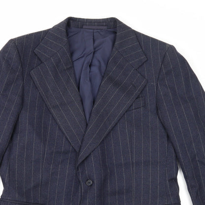 Mens UK Size 40 C&A Regular Blue Suit Jacket