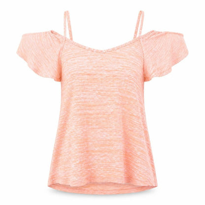 Womens UK Size 10 Peacocks Orange Basic Blouse