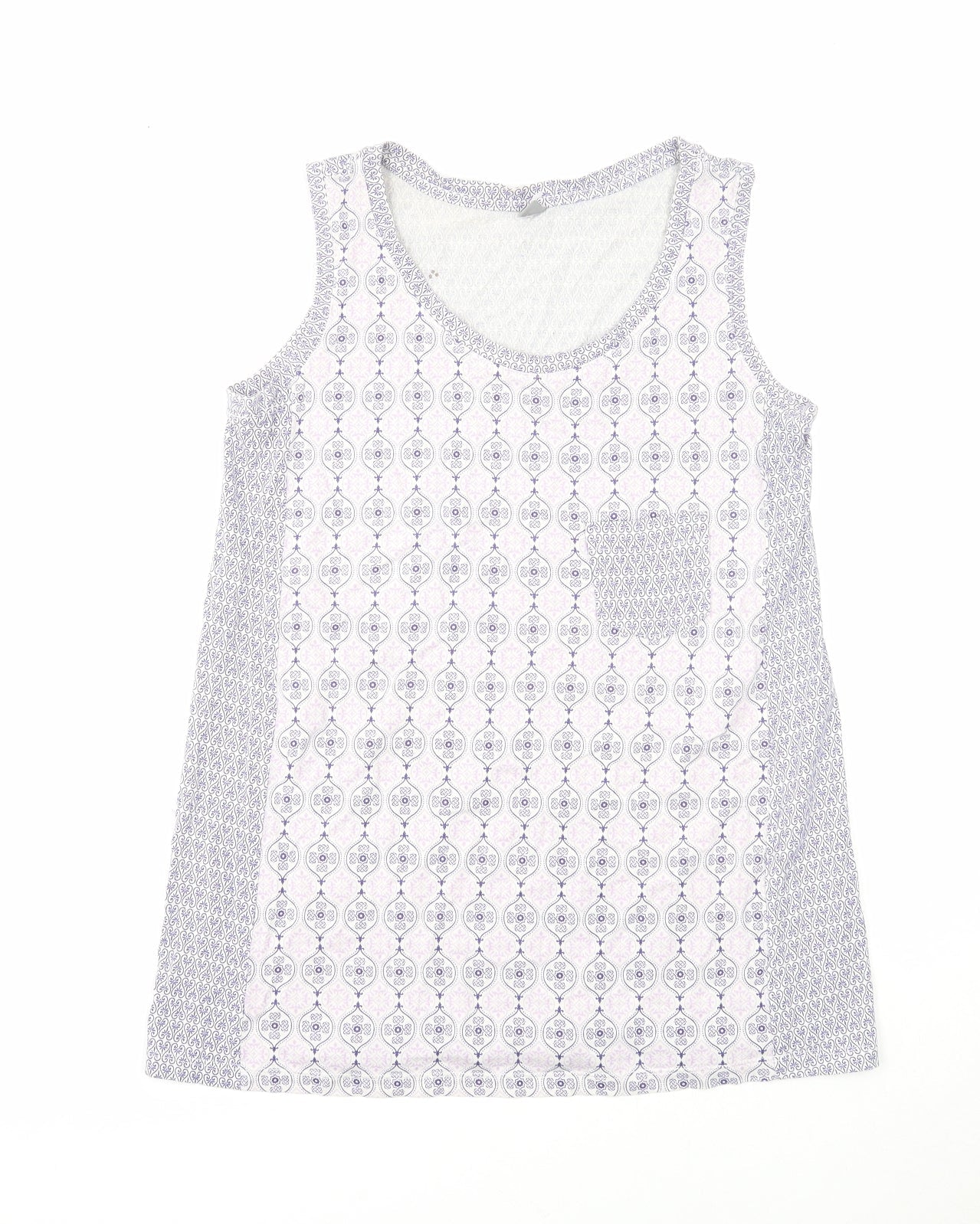 Womens UK Size XS Uniqlo Blue Basic Tank