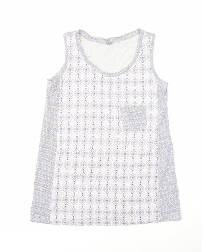 Womens UK Size XS Uniqlo Blue Basic Tank
