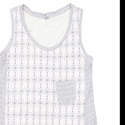 Womens UK Size XS Uniqlo Blue Basic Tank
