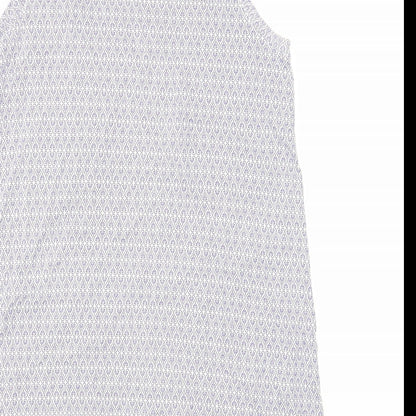 Womens UK Size XS Uniqlo Blue Basic Tank