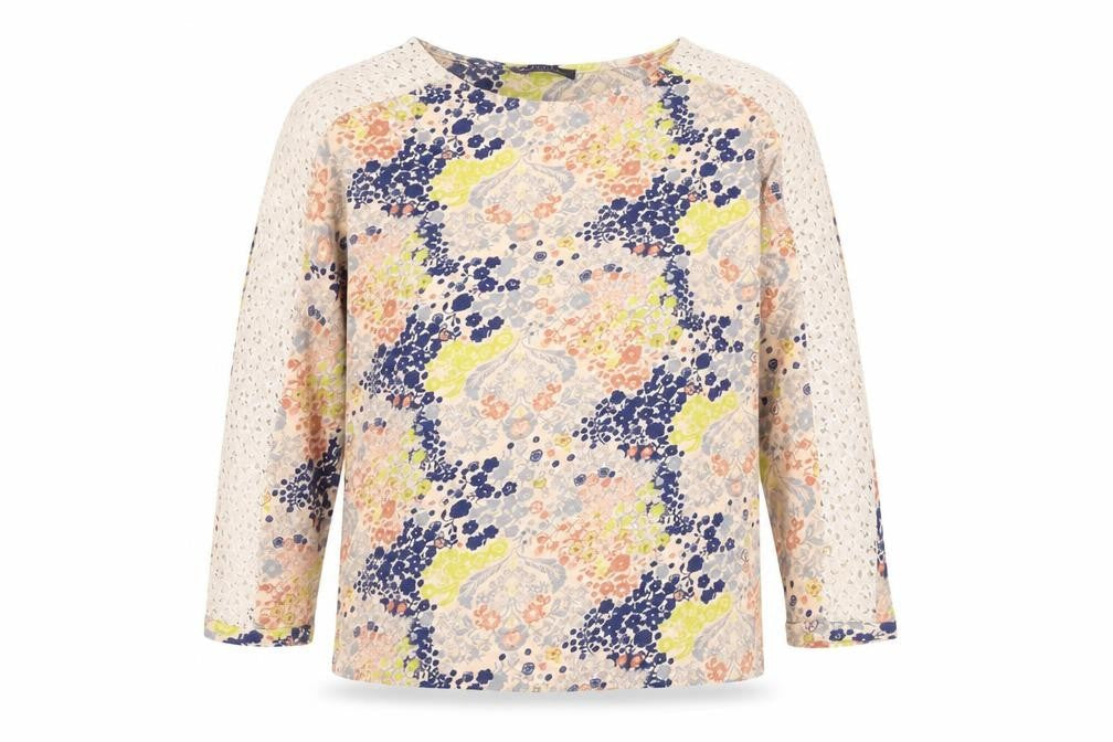 Womens UK Size 14 Marks and Spencer Multicoloured Basic Blouse