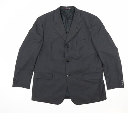 Mens UK Size 44 Ciro Citterio Regular Grey Suit Jacket