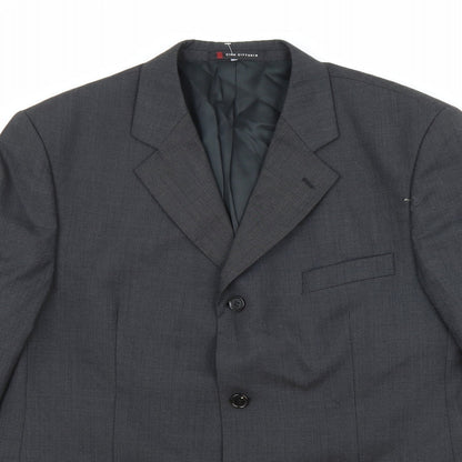 Mens UK Size 44 Ciro Citterio Regular Grey Suit Jacket