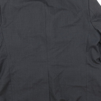 Mens UK Size 44 Ciro Citterio Regular Grey Suit Jacket