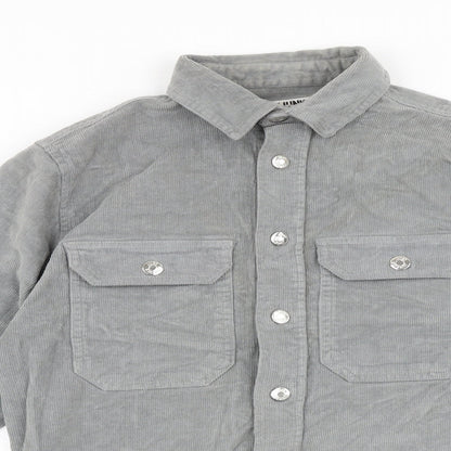 just junkies Womens Grey Jacket Size S Button