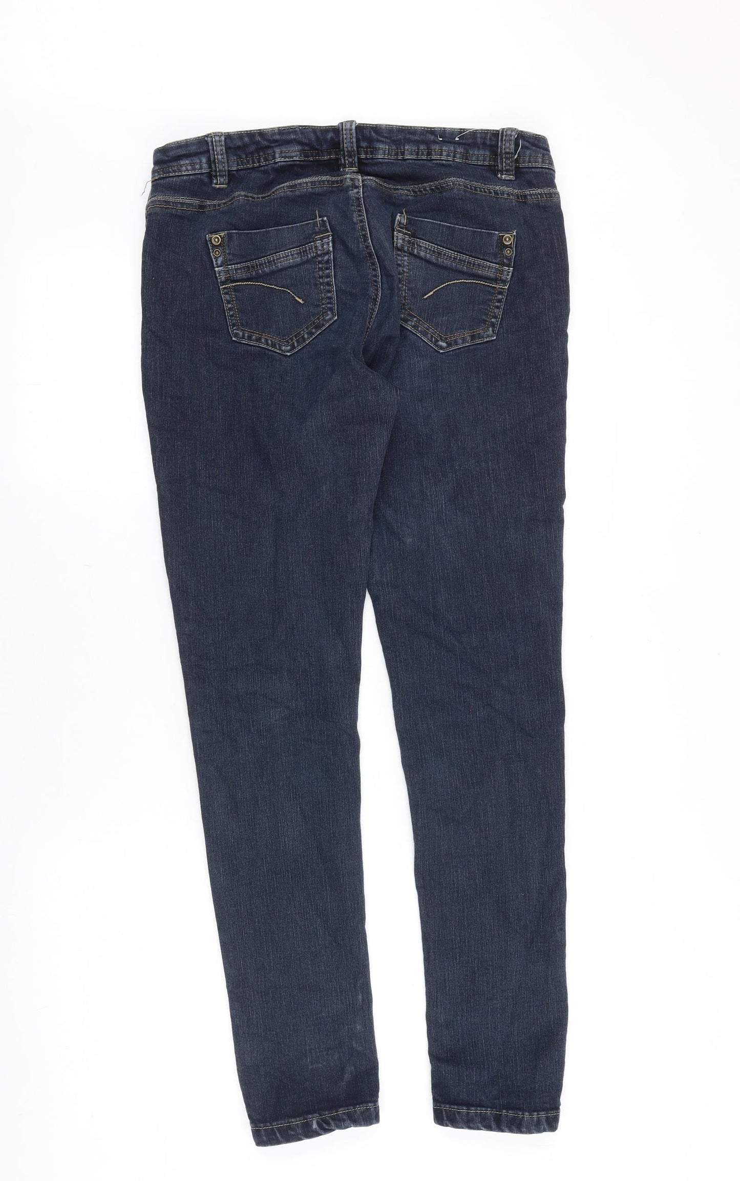 YES YES Womens Blue Cotton Skinny Jeans Size 32 in Slim Zip