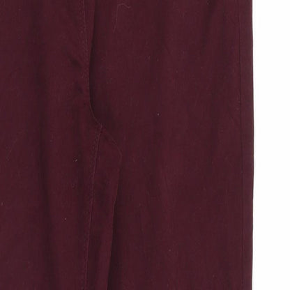 M&Co Womens Purple Cotton Skinny Jeans Size 32 in Slim