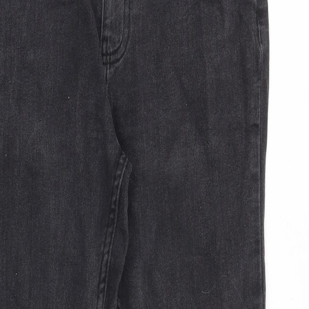 WEDNESDAY'S GIRL Womens Black Cotton Skinny Jeans Size 26 in Regular Zip
