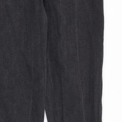 WEDNESDAY'S GIRL Womens Black Cotton Skinny Jeans Size 26 in Regular Zip