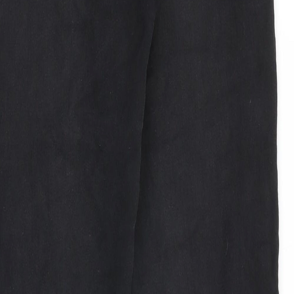 Dorothy Perkins Womens Black Cotton Skinny Jeans Size 8 Slim Zip