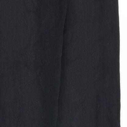 Dorothy Perkins Womens Black Cotton Skinny Jeans Size 8 Slim Zip