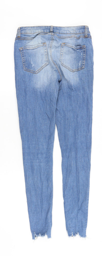 Womens UK Size 26 in Preworn Slim Fit Skinny Blue Jeans