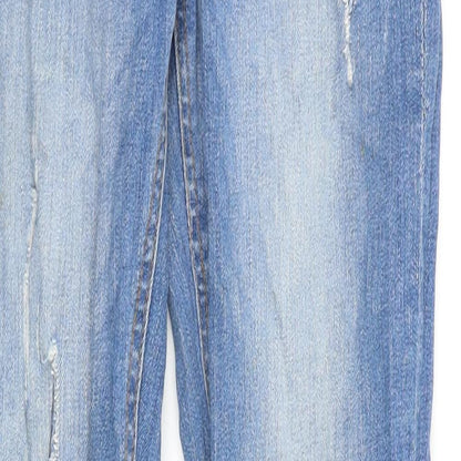 Womens UK Size 26 in Preworn Slim Fit Skinny Blue Jeans