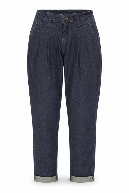 Select Denim Womens Blue Cotton Straight Jeans Size 12 Regular Zip