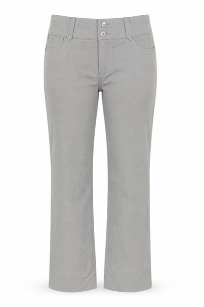 Blurr Womens Grey Cotton Straight Jeans Size 32 in Regular Zip