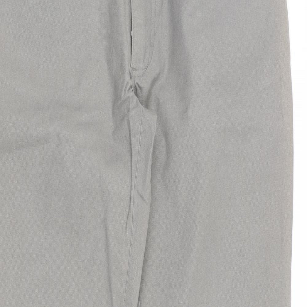 Blurr Womens Grey Cotton Straight Jeans Size 32 in Regular Zip