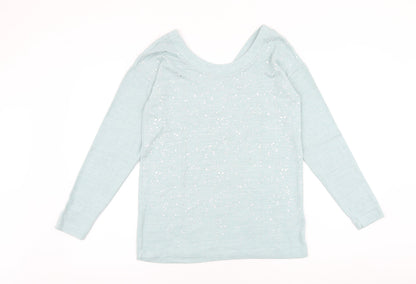Womens UK Size 10 NEXT Blue Basic T-Shirt