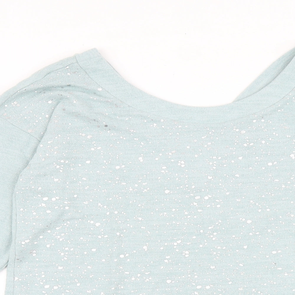 Womens UK Size 10 NEXT Blue Basic T-Shirt