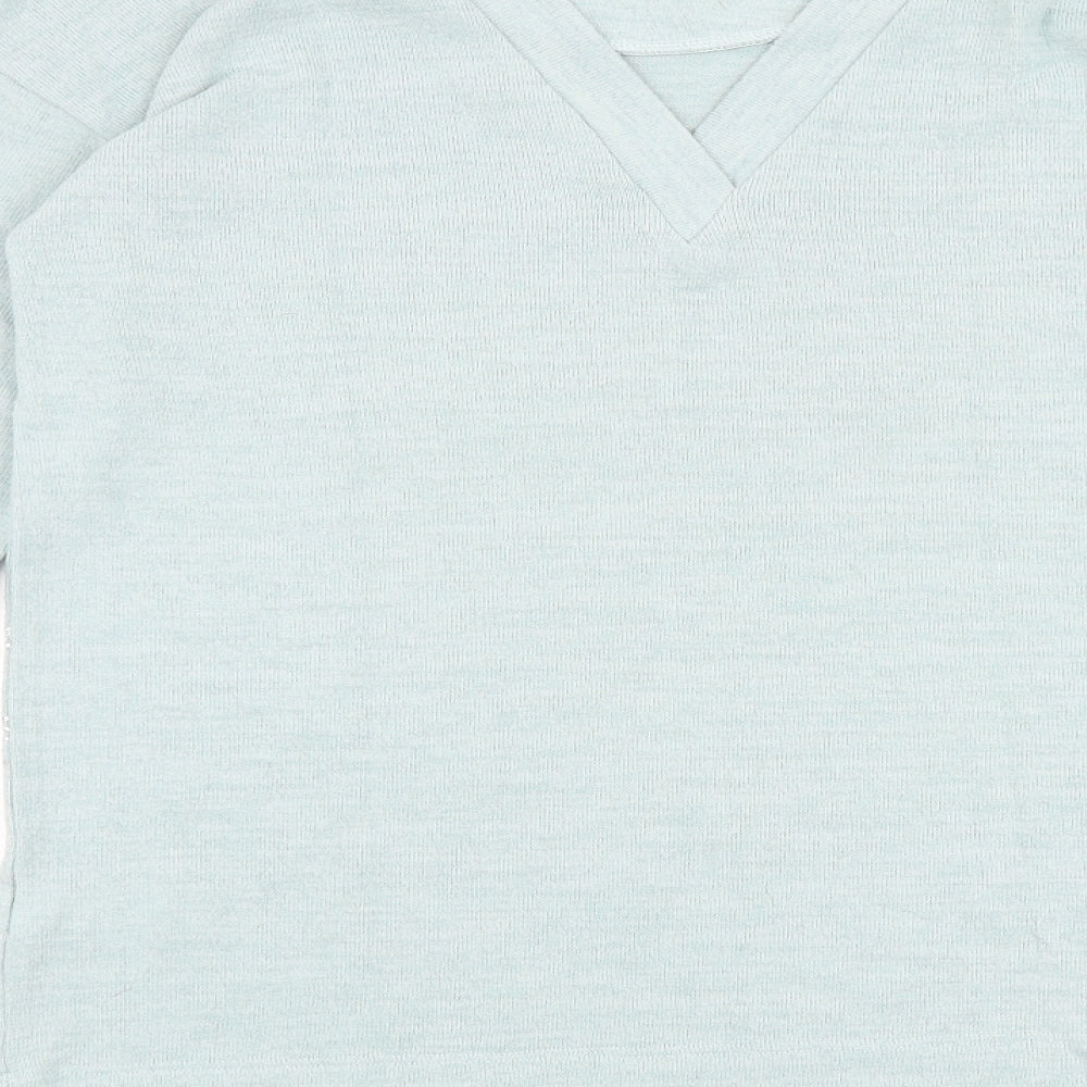 Womens UK Size 10 NEXT Blue Basic T-Shirt