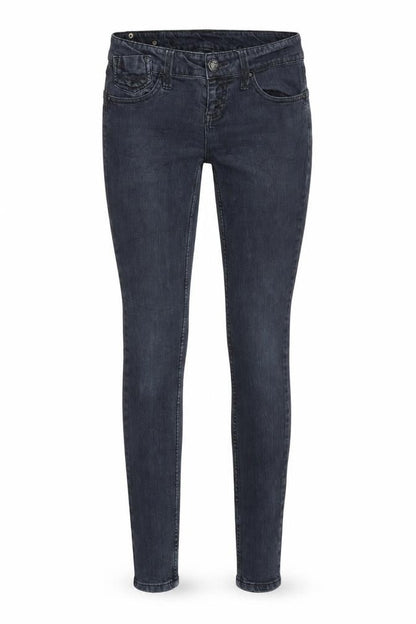 Stradivarius Womens Black Cotton Skinny Jeans Size 30 in Slim Zip