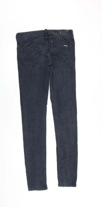 Stradivarius Womens Black Cotton Skinny Jeans Size 30 in Slim Zip