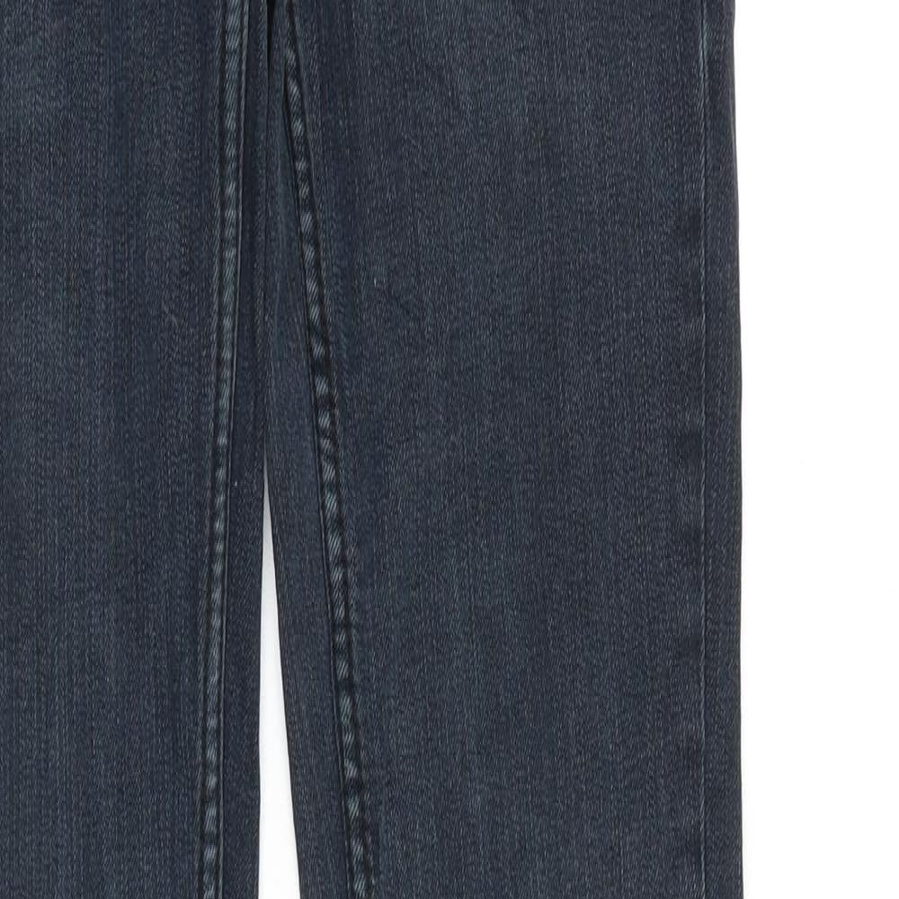 Stradivarius Womens Black Cotton Skinny Jeans Size 30 in Slim Zip