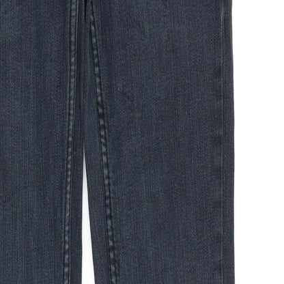 Stradivarius Womens Black Cotton Skinny Jeans Size 30 in Slim Zip