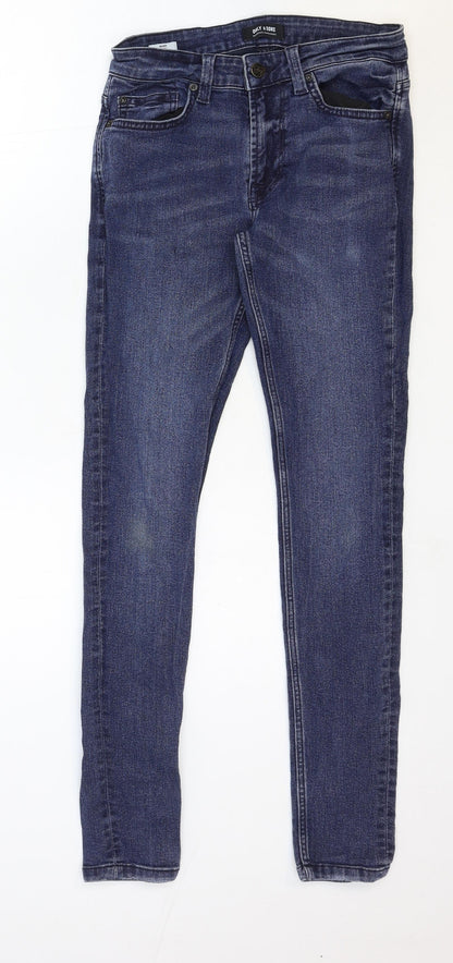 Womens UK Size 28 in ONLY & SONS Regular Fit Skinny Blue Jeans