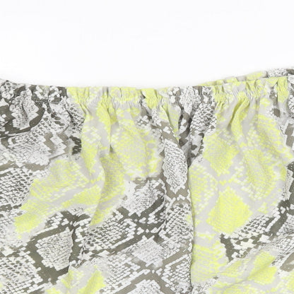 Womens UK Size 16 New Look Yellow Basic Blouse