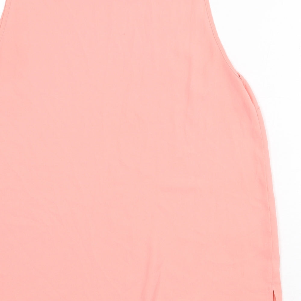 Womens UK Size 14 Dorothy Perkins Pink Basic Tank