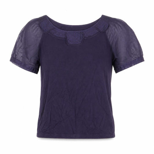 Womens UK Size 10 Autograph Purple Basic Blouse