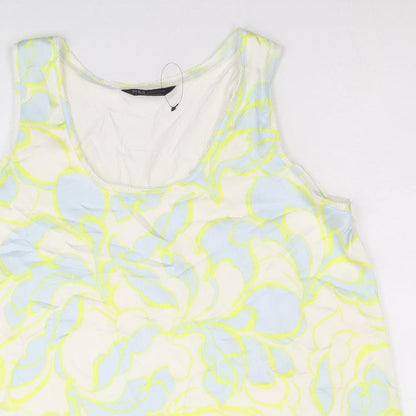 Womens UK Size 12 Marks and Spencer White Basic Tank