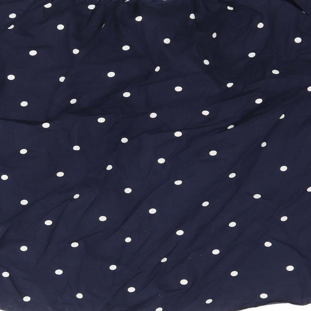 Womens UK Size 8 H&M Blue Basic Blouse