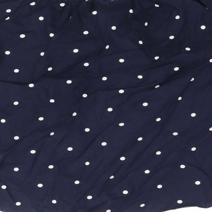 Womens UK Size 8 H&M Blue Basic Blouse
