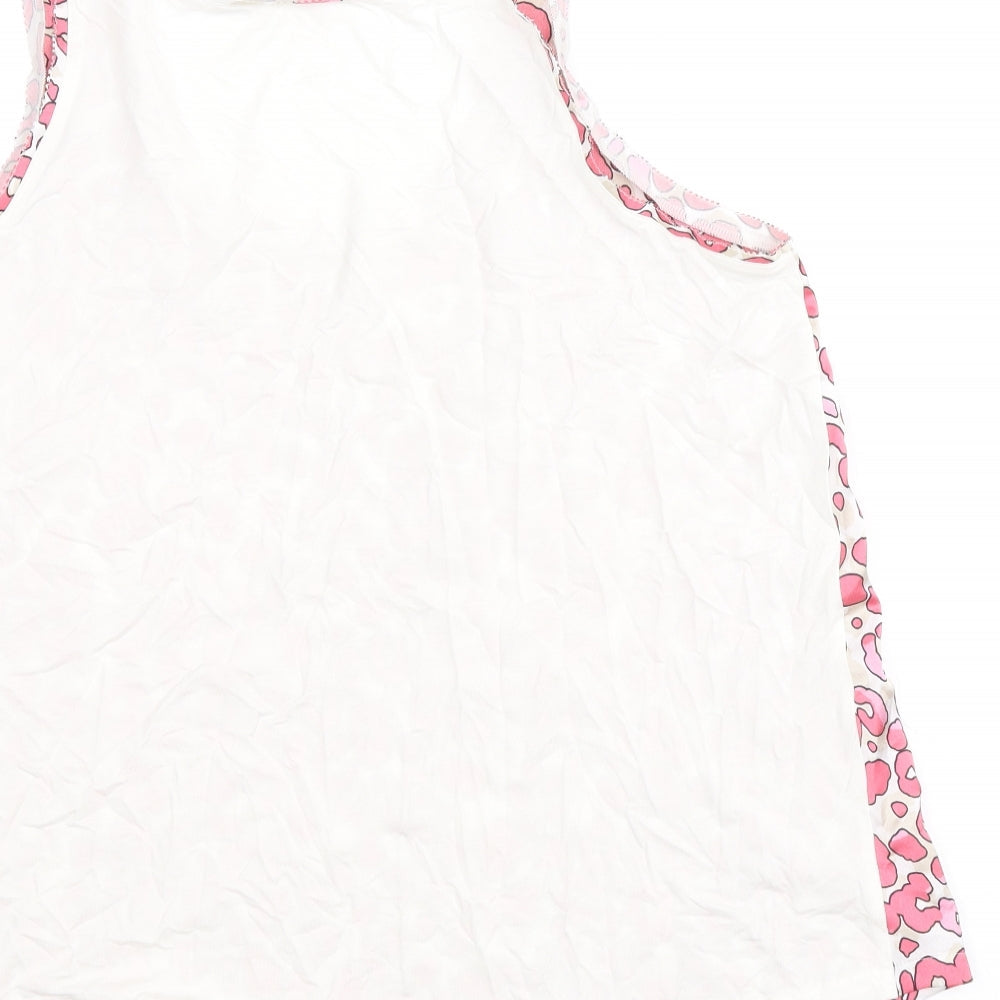 Womens UK Size 8 Marks and Spencer Pink Basic Tank