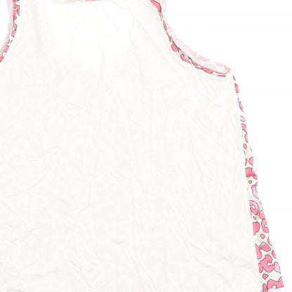 Womens UK Size 8 Marks and Spencer Pink Basic Tank